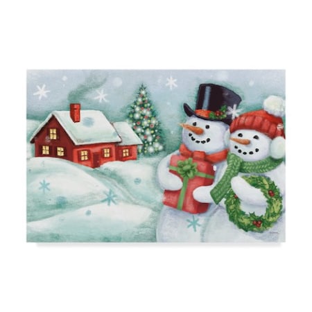 Mary Urban 'Classic Snowmen Ii' Canvas Art,22x32